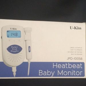 Heartbeat baby monitor (pocket fetal Doppler)